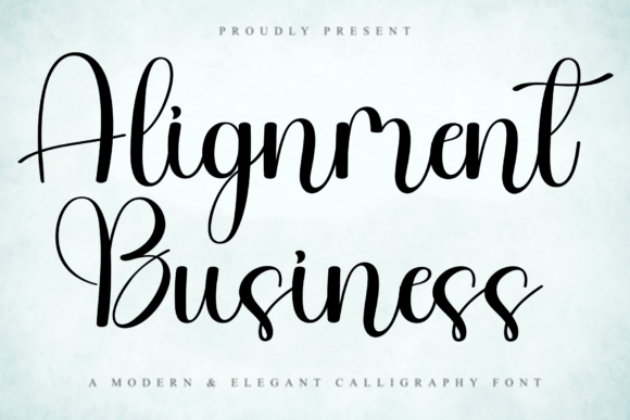 Alignment Business: The Perfect Font for Creative Makers