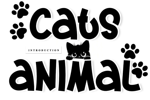 Cats Animal: A Handwritten Font for Creative Web Design
