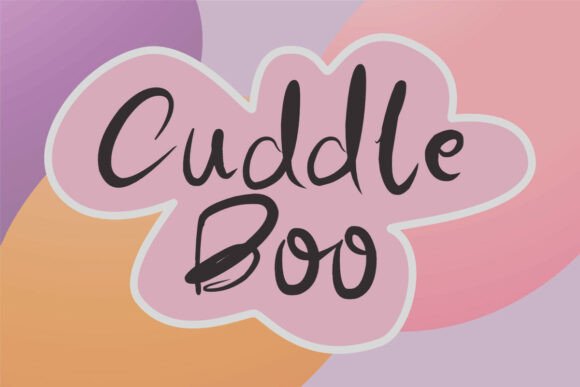 Cuddle Boo: A Heartwarming Script Font for Editorial Charm
