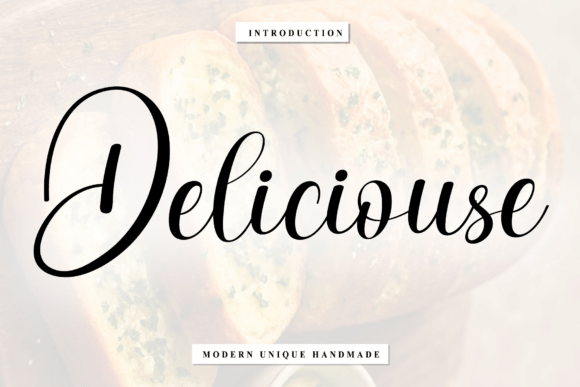 Deliciouse: A Handwritten Font for Crafters and Creators