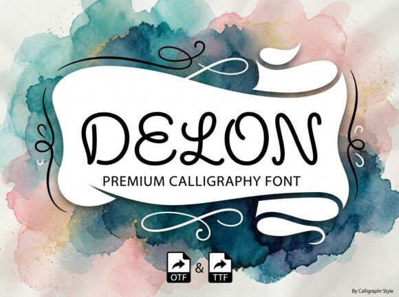 Delon: A Bold, Rounded Font for Your Brand's Visual Impact
