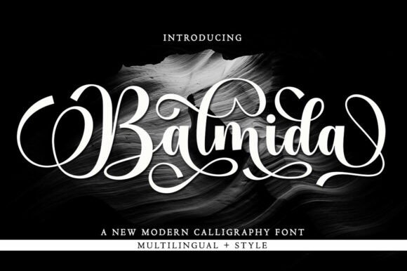 Discover Balmida: A Modern Calligraphy Font for Elegant Design