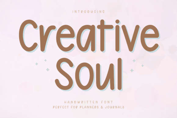 Discover Creative Soul: A Calm and Minimal Handwritten Font