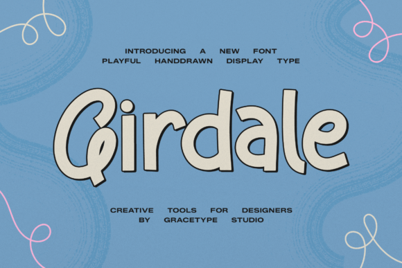 Discover Girdale: A Playful Hand-Drawn Display Font