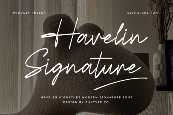 Discover Havelin Signature: A Font for Elegant Editorial Design