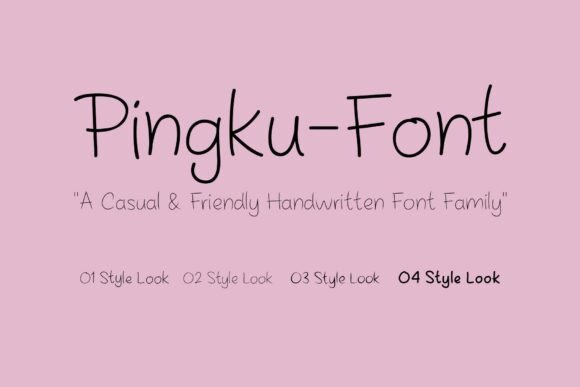 Discover Pingku: A Charming Handwritten Font for Editorial Design