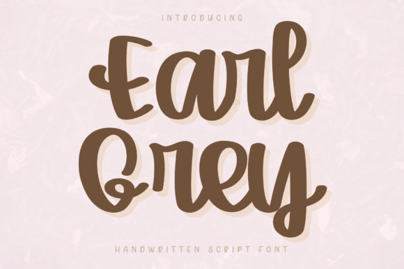 Earl Grey: A Handwritten Script Font for Engaging Visuals