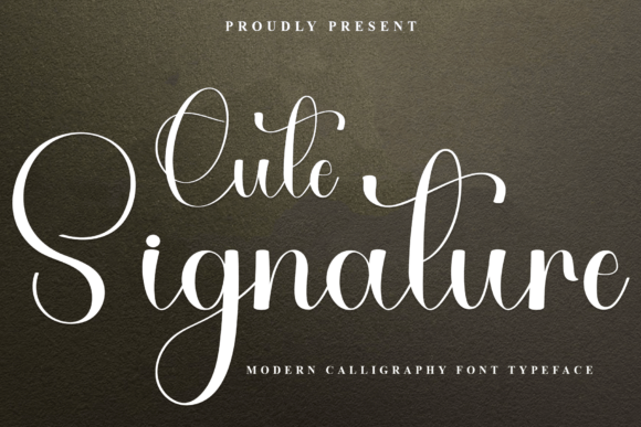 Elevate Your Craft with Cute Signature Font