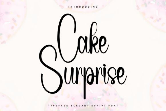 Enhance Your Brand with Cake Surprise Font