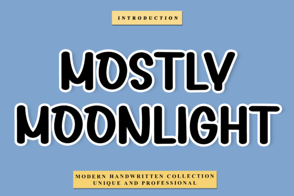 Enhance Your Brand with Mostly Moonlight Font