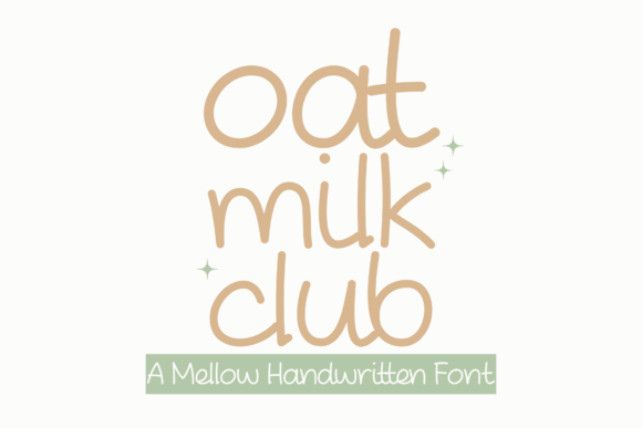 Enhance Your Brand with Oat Milk Club Font