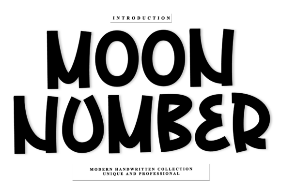 Enhance Your Editorial Design with Moon Number Font