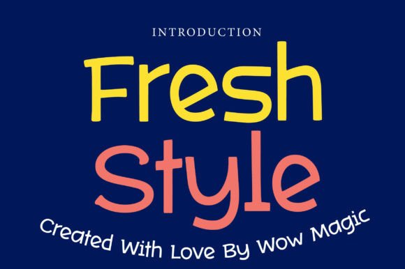 Fresh Style: A Modern Handwritten Font for Clean Web Design
