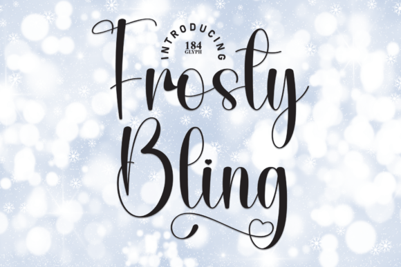 Frosty Bling: A Sparkling Gem for Editorial Design
