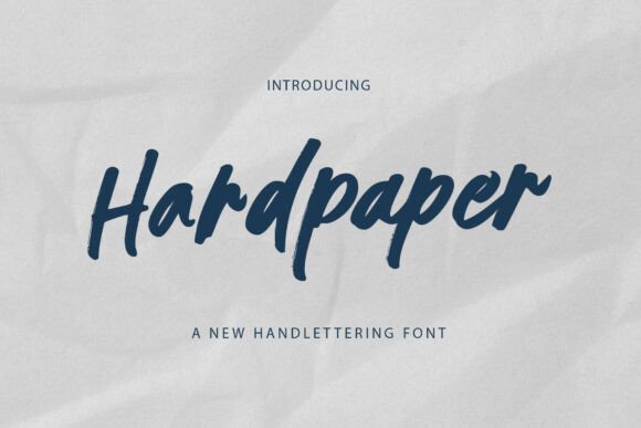 Hardpaper: The Perfect Script Font for Editorial Elegance