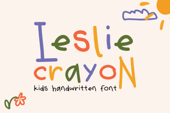 Leslie Crayon: A Charming Display Font for Creative Web Design