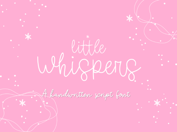 Little Whispers: A Delicate Script Font for Web Design
