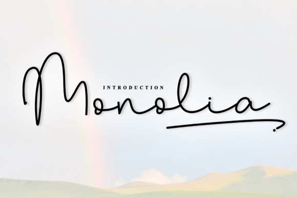 Monolia: A Sweet and Cursive Font for Your Brand