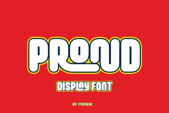 Prond: A Bold Rounded Typeface for Creative Branding