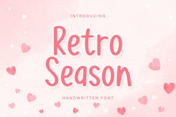 Retro Season: A Charming Handwritten Font for Web Design