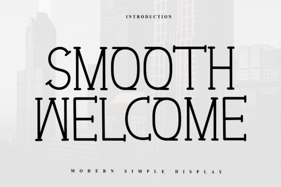 Smooth Welcome: A Sophisticated Script Font for Branding