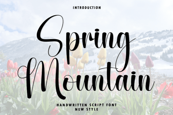 Spring Mountain: A Font for Elegant Editorial Design