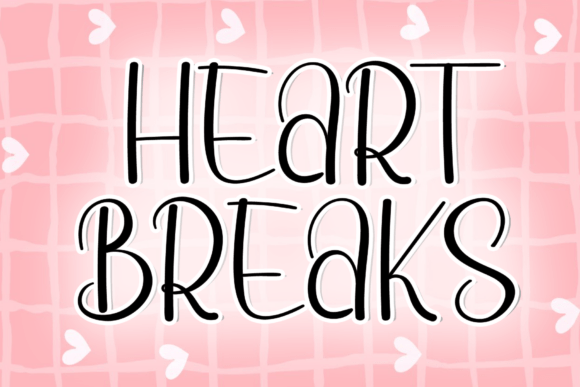 Transform Your Brand with Heart Breaks Font