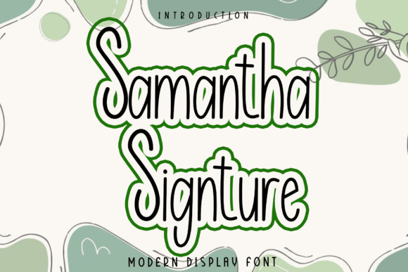 Transform Your Brand with Samantha Signture Font