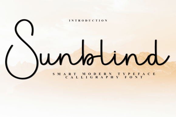 Transform Your Brand with Sunblind: A Versatile Script Font