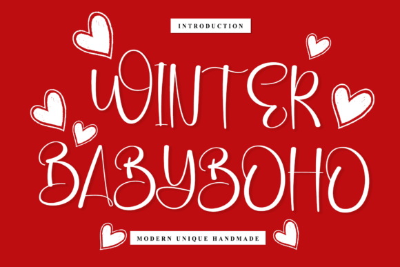 Winter Babyboho: A Charming Handwritten Font for Web Design